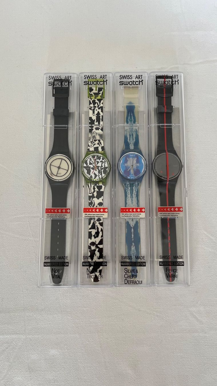 Swatch Orologi: Swatch 700 Jahre Feier Satz – Nuovo (secondo la descrizione) da Liestal venduto da Tschopp77