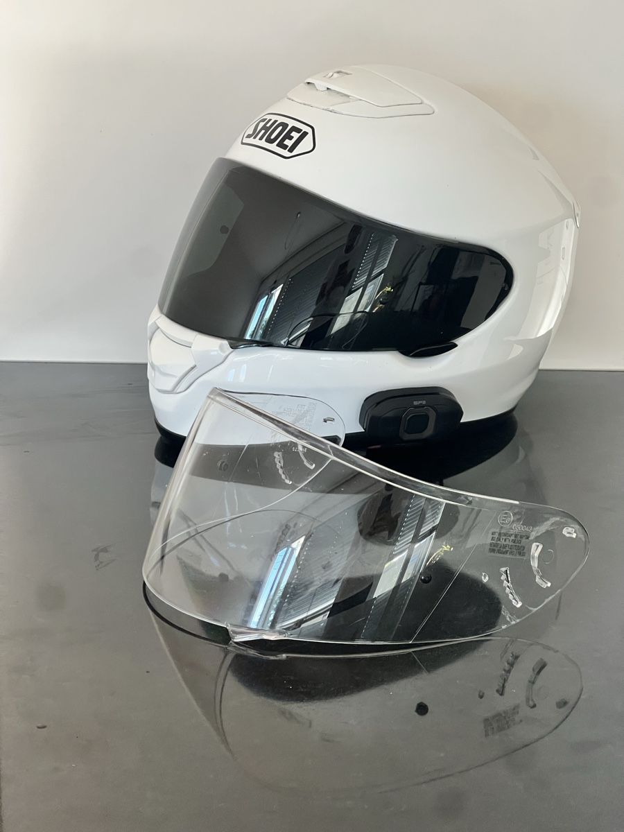 Shoei Caschi & visiere: Shoei helmet with Sena SF2 – Usato da Fribourg venduto da 7vo_pd22 2