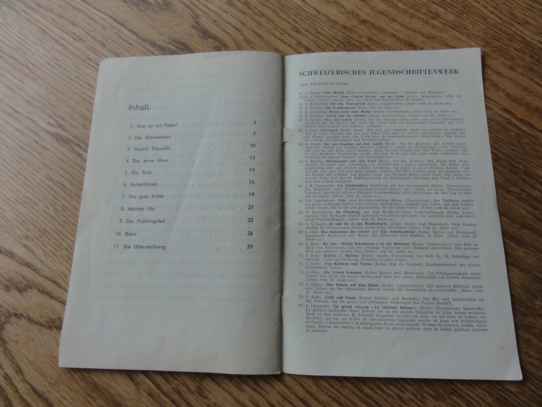 Libri: SJW: Was ist mit Peter? Nr. 8 – Usato da Riedholz venduto da Taweva 3