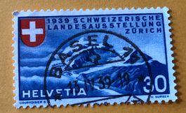 Nr.221 GESTEMPELT Piz Roseg 1939 