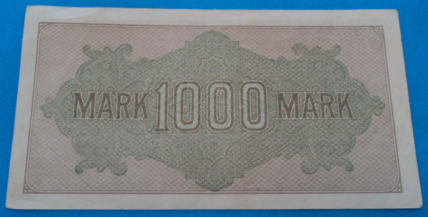 Banconote: Deutschland: 1000 Mark 1922, SS – Usato da Basel venduto da maripas17 1