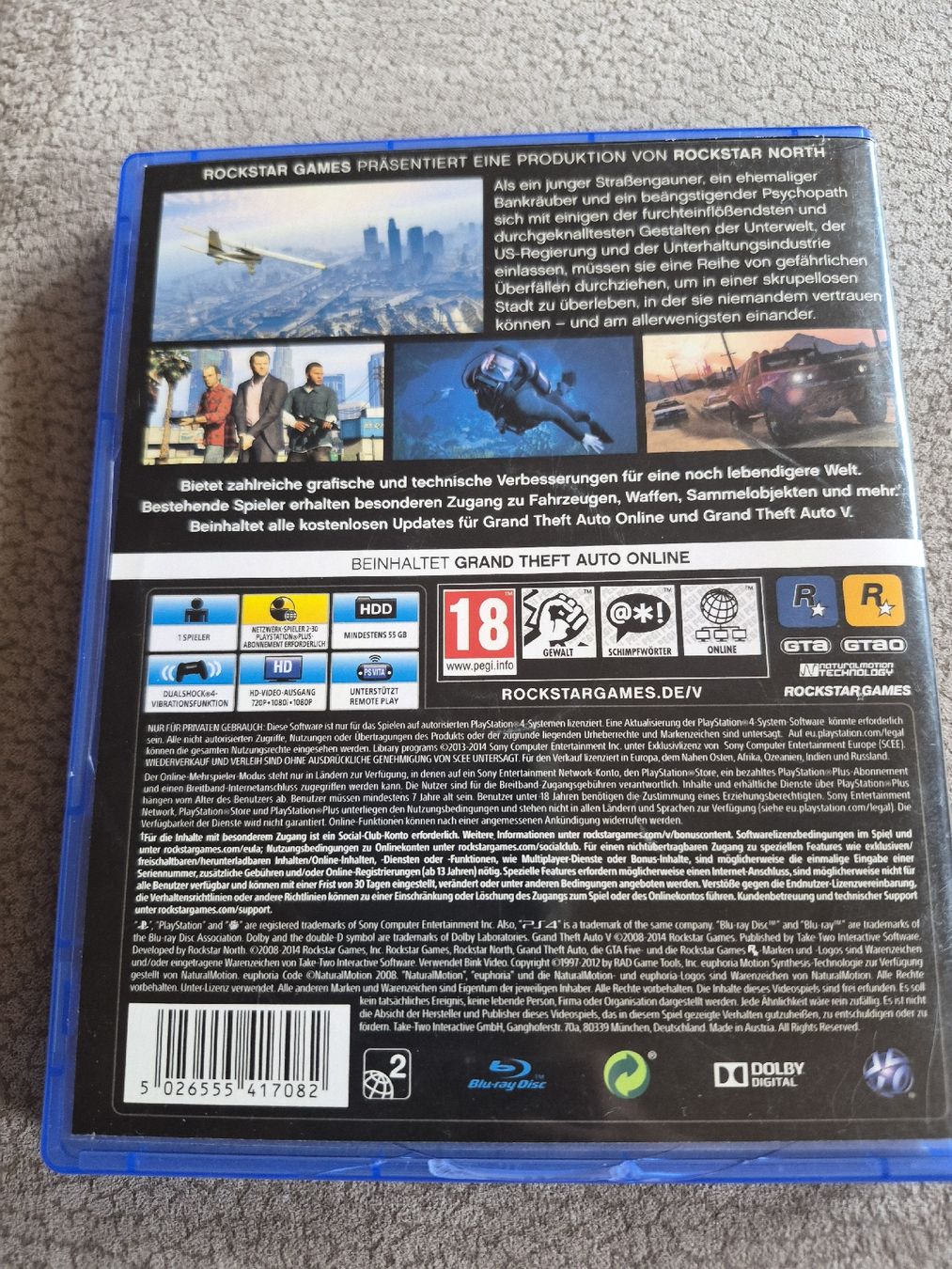 Sony Jeux: Grand theft Auto 5 Playstation 4 – D'occasion à Oberegg par kev_58s7 2