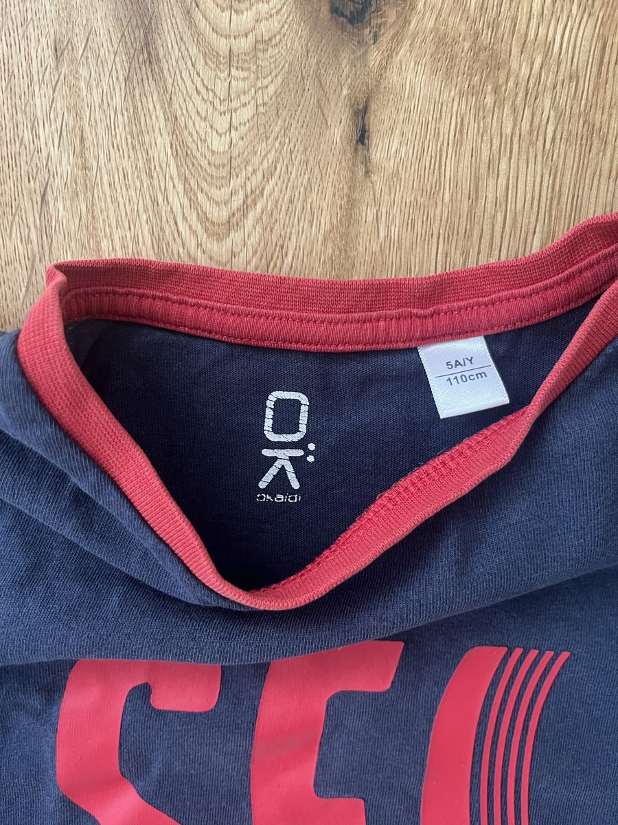 Okaidi Camicie, T-shirt & Polo: Kinder Okaïdi Tshirt, Gr. 110 – Usato da Interlaken venduto da fbnscl 1