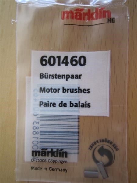 Märklin Modellini di ferrovie: Marklin 601460 Bürstenpaar charbons – Nuovo e nell'imballaggio originale da Hauterive NE venduto da eriamch