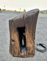 Lampe, Leuchte, Stehleuchte, Eiche Altholz, Unikat
