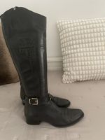 Stiefel Tory Burch schwarz Leder Grösse 39 gebraucht