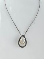 Silber Kette mit Perlmutt