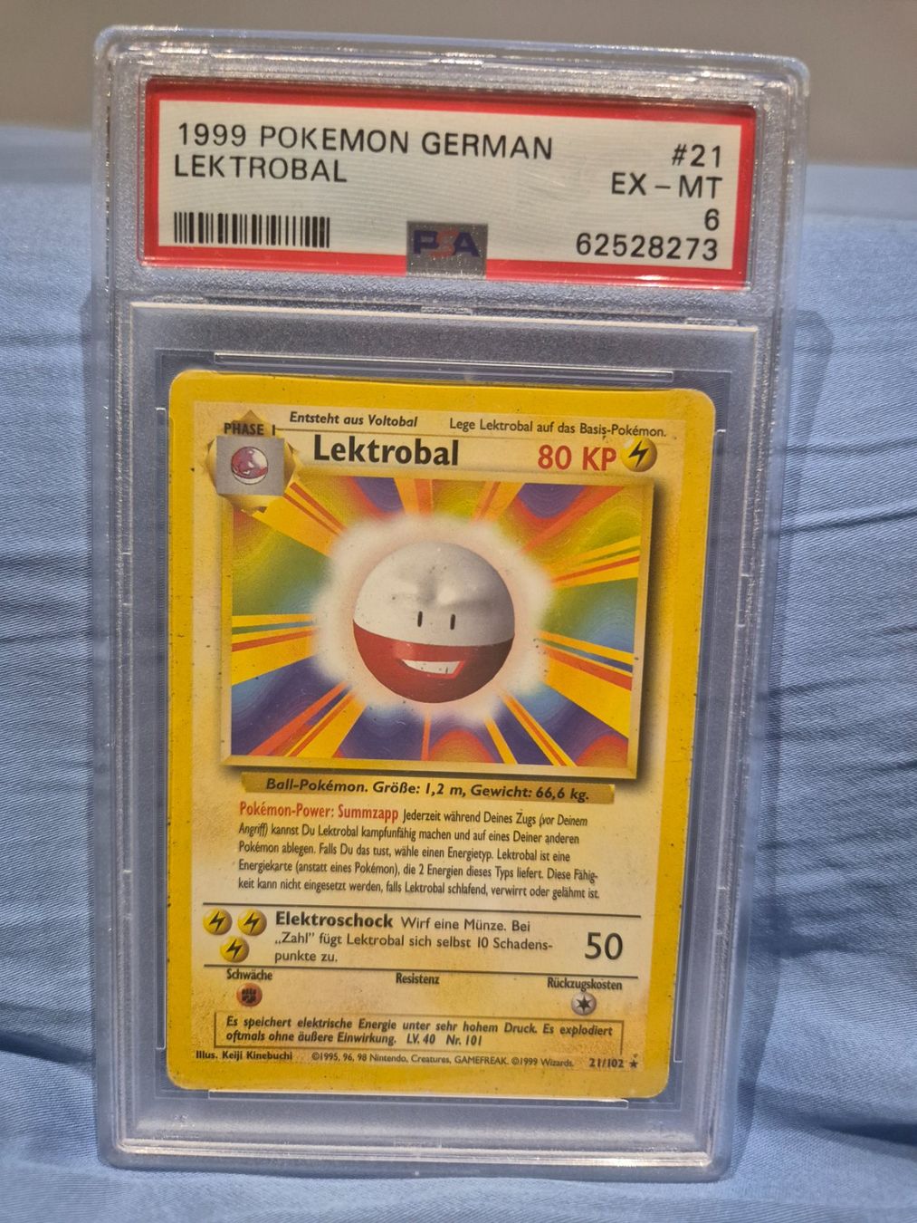 Pokémon Carte collezionabili: Pokémon Lektrobal PSA 6 Base Set #21 – Usato da Schänis venduto da PinkOwl