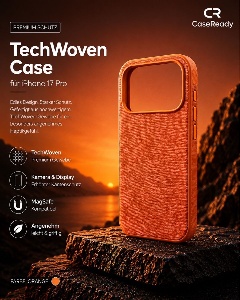 Coques & Protection écran: TechWoven Case für iPhone 17 Pro – Neuf avec emballage d'origine à Basel par CaseReady