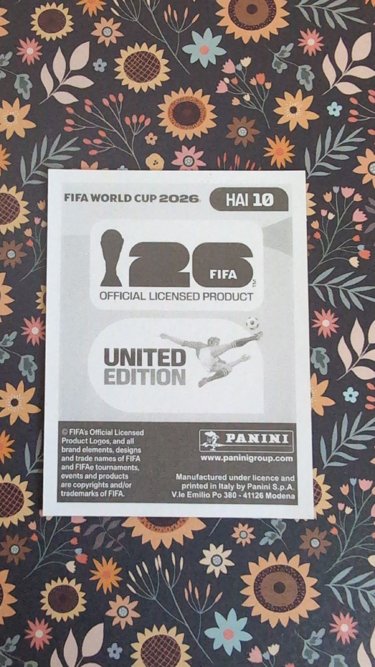 Panini Carte collezionabili: HAI 10 - PANINI - FIFA WM 2026 – Nuovo (secondo la descrizione) da Bauma venduto da tobiaskl 1