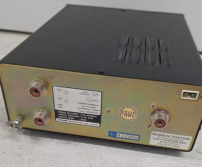 Radiocomunicazione: DAIWA CNW-518 Antennentuner – Usato da Oberglatt ZH venduto da 678411 1
