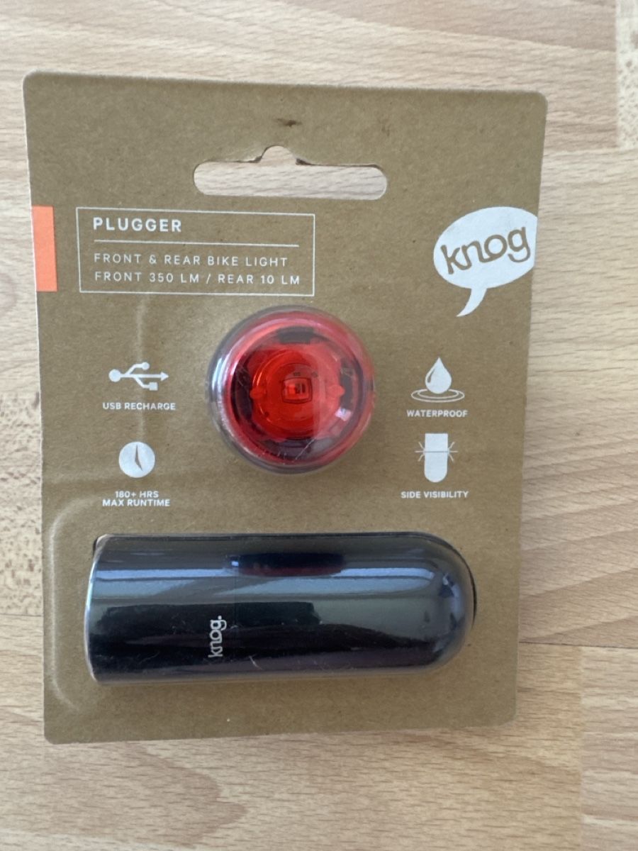 Swiss Pièces détachées: Luce bici Knog Plugger Front/Rear USB Recharge – Neuf avec emballage d'origine à Jona par api_vd98 1