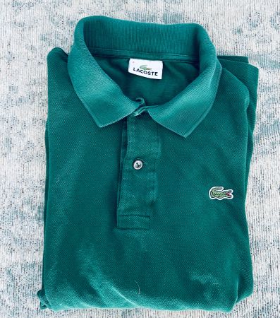 Lacoste Longarm Poloshirt Grün Gr. 4/M, Top Zustand