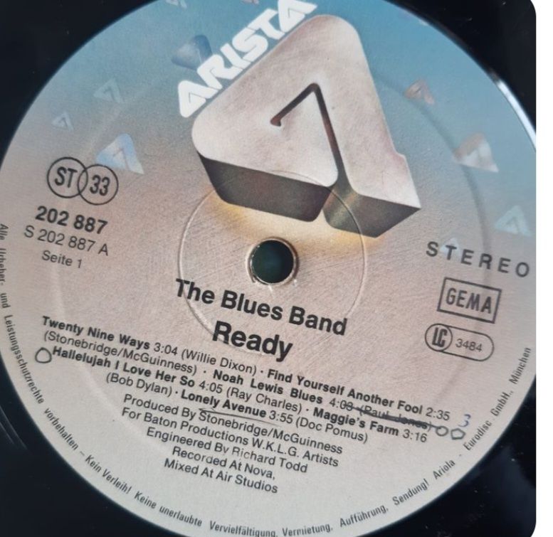 Dischi in vinile: Blues Band: Ready – Usato da Frick venduto da kyb_yq8h 1
