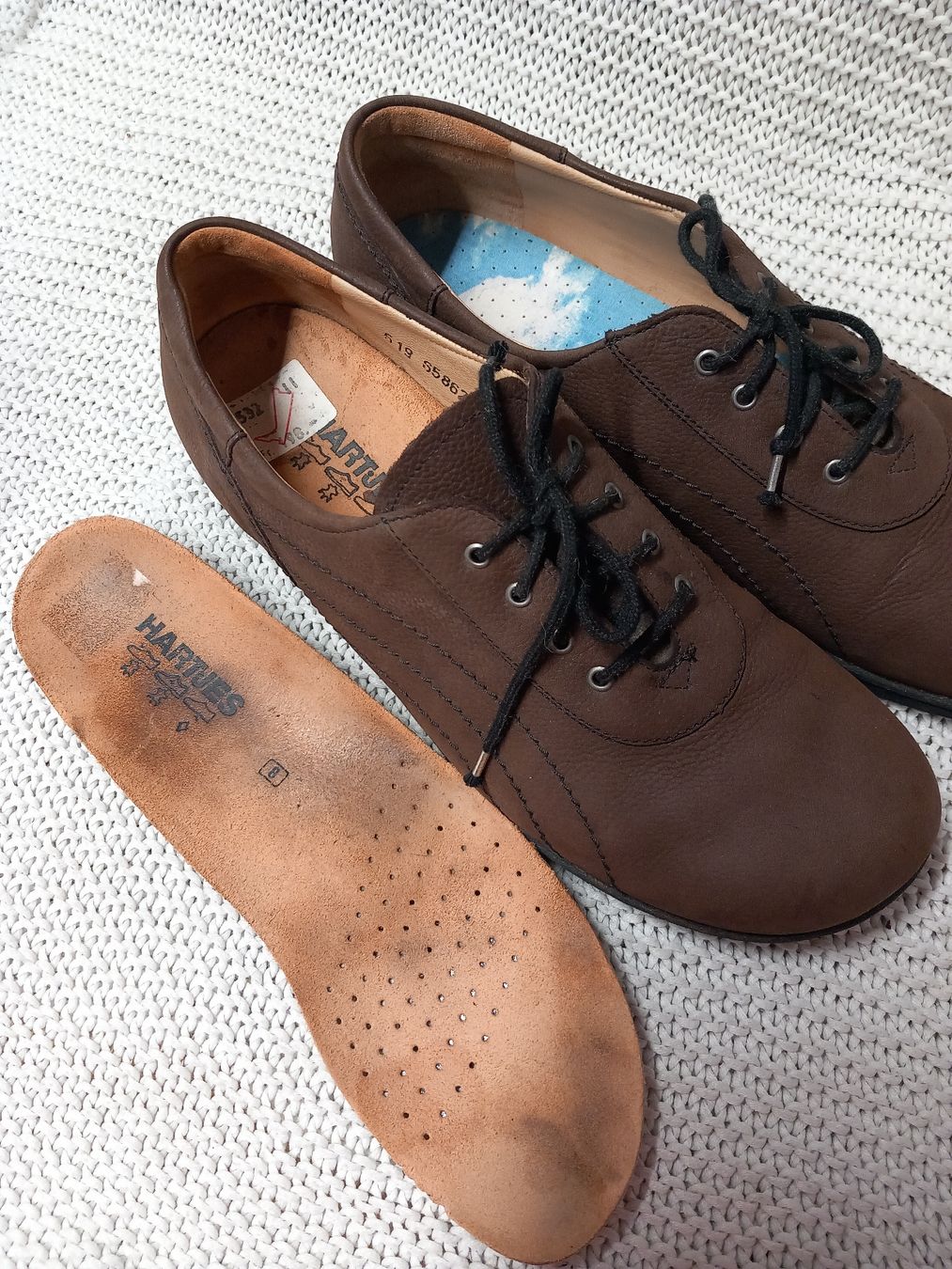 Herrenschuhe: Hartjes Halbschuhe Gr.42, Leder, braun – Gebraucht aus Gwatt (Thun) von umwelt-brocki 4