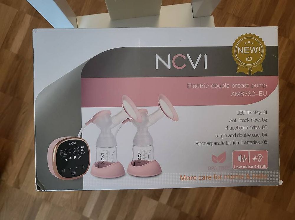 NCVI Elektrische Milchpumpe Freihändig - Leise & Tragbar Mit USB-Aufladung