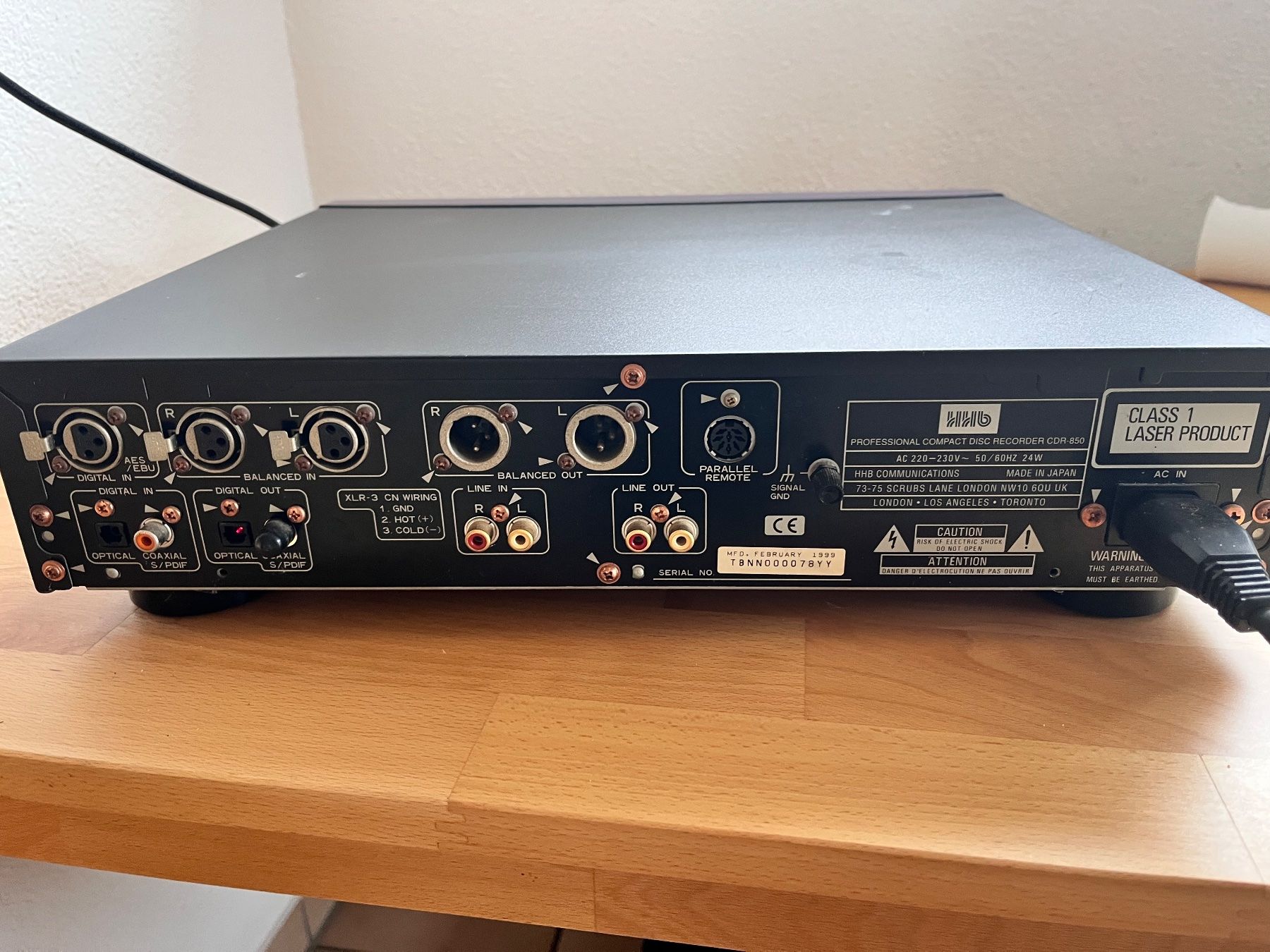 HHB CD- Brenner Professional CDR-850 (Gebraucht) in Hochdorf für CHF 99 ...