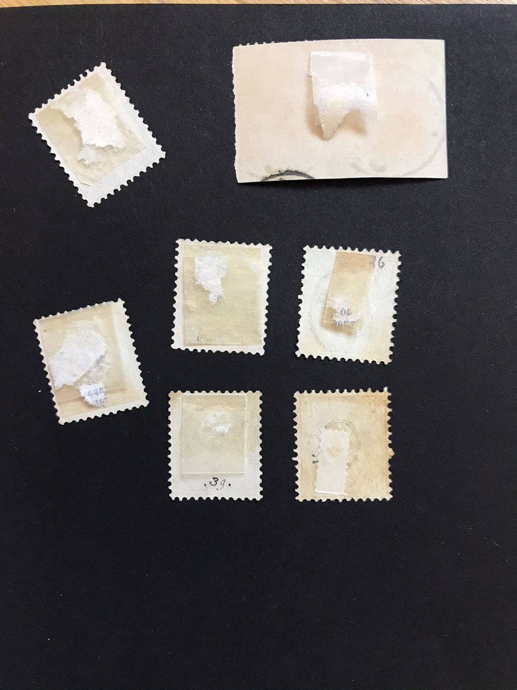 Alle Briefmarken: Sitzende Helvetia Nr. 32 - 36 – Gebraucht aus stäfa von brandy66 1