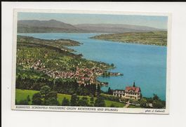 AK ca. 1935 Kurhotel Schönfels Feusisberg gegen Richterswil