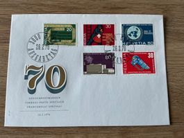 Schweiz Ersttagsbrief 1970, Sonderstempel, Top Zustand!