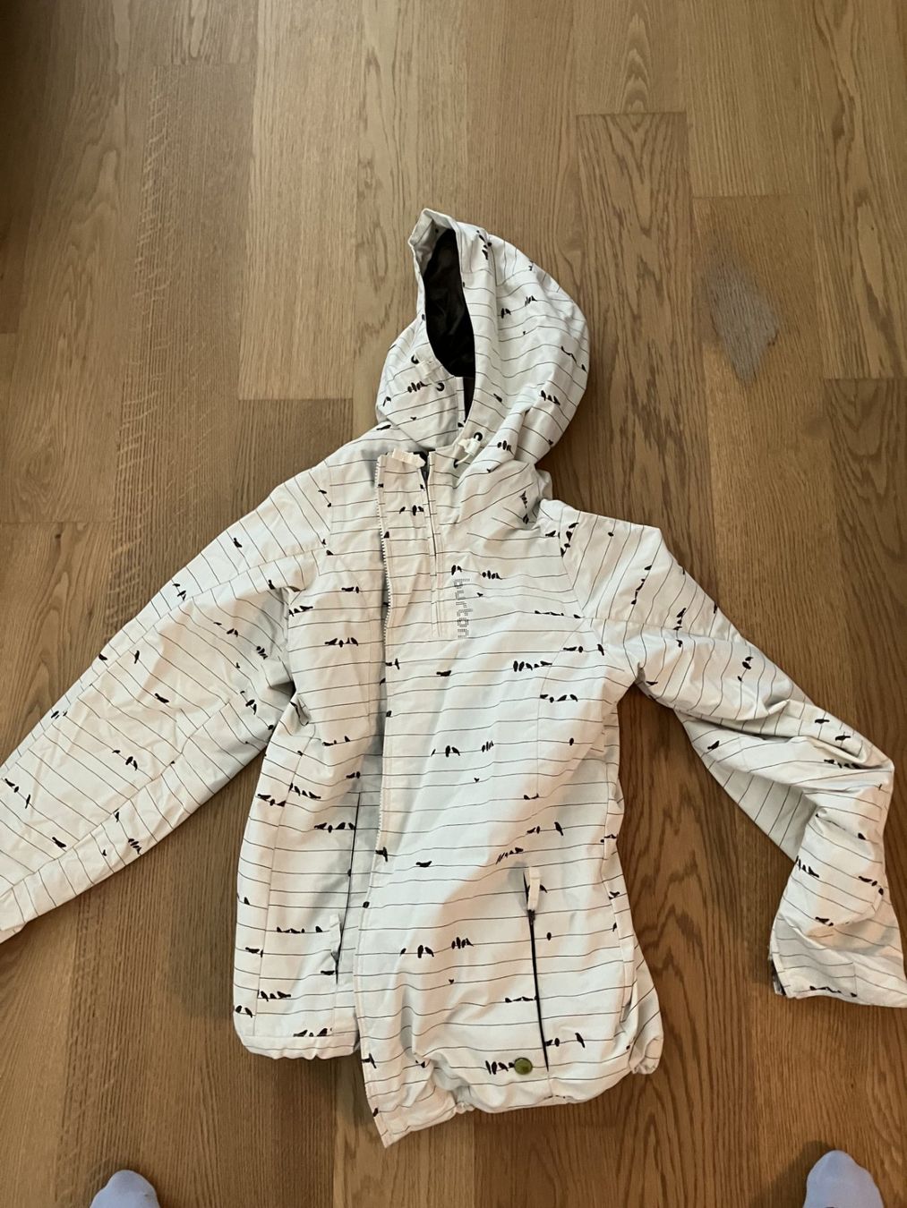 Giacche: Burton Ski Jacke S- mit Vogel Muster – Usato da Rotkreuz venduto da Vkahlo
