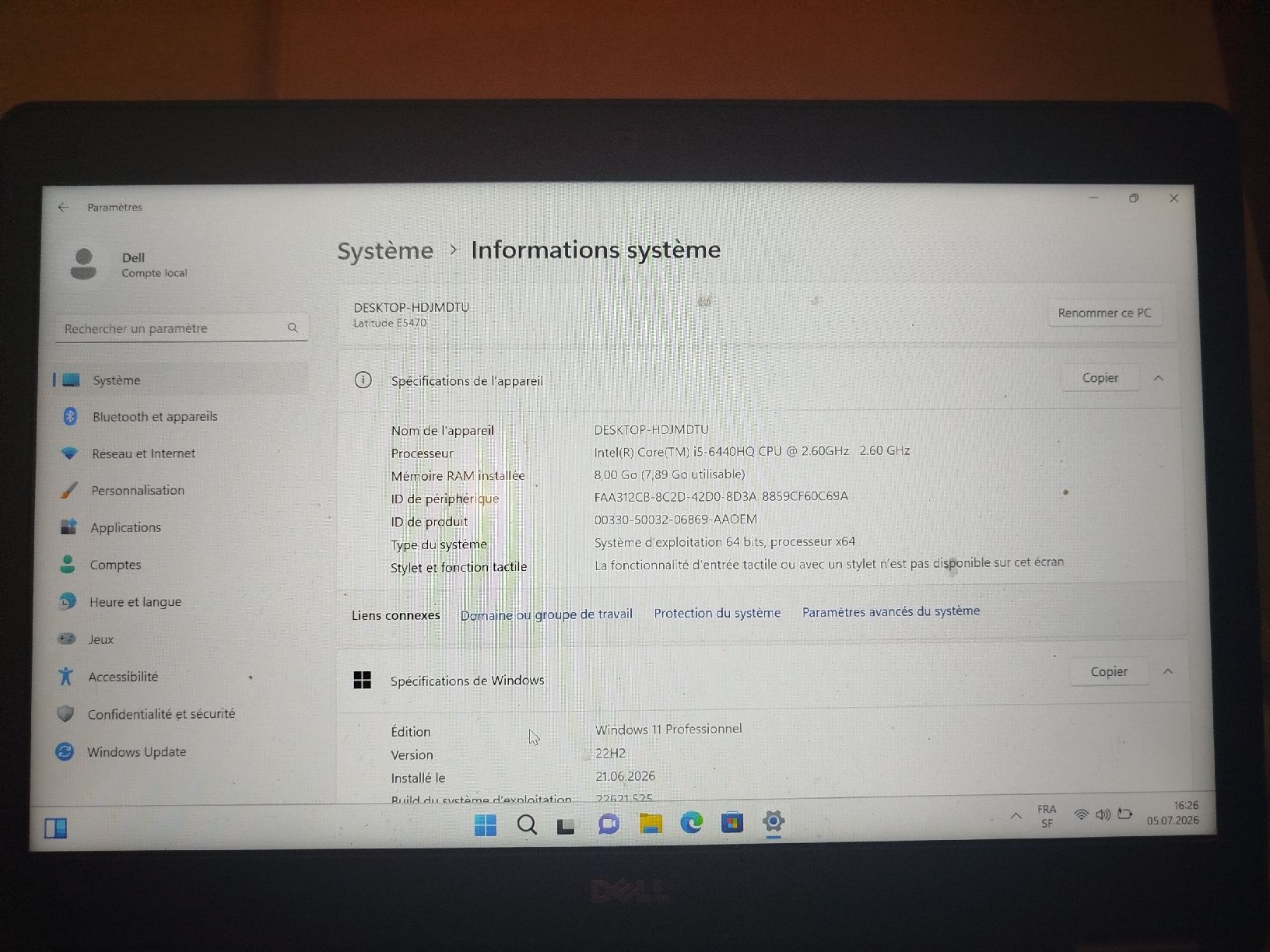 Dell Notebooks: Dell Latitude E5470 Core i5 defekt – Defekt aus Unterägeri von Helveti 1