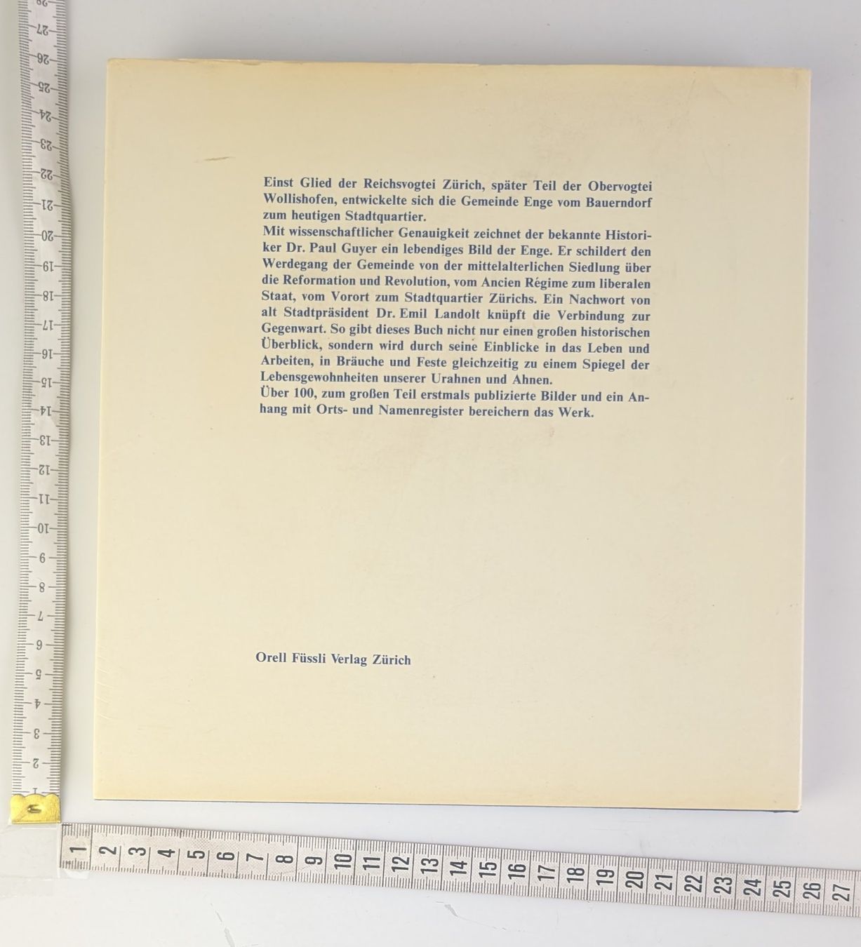 Libri: Die Geschichte der Enge von Paul Guyer. 1980 – Usato da Zürich venduto da axolottchen 1