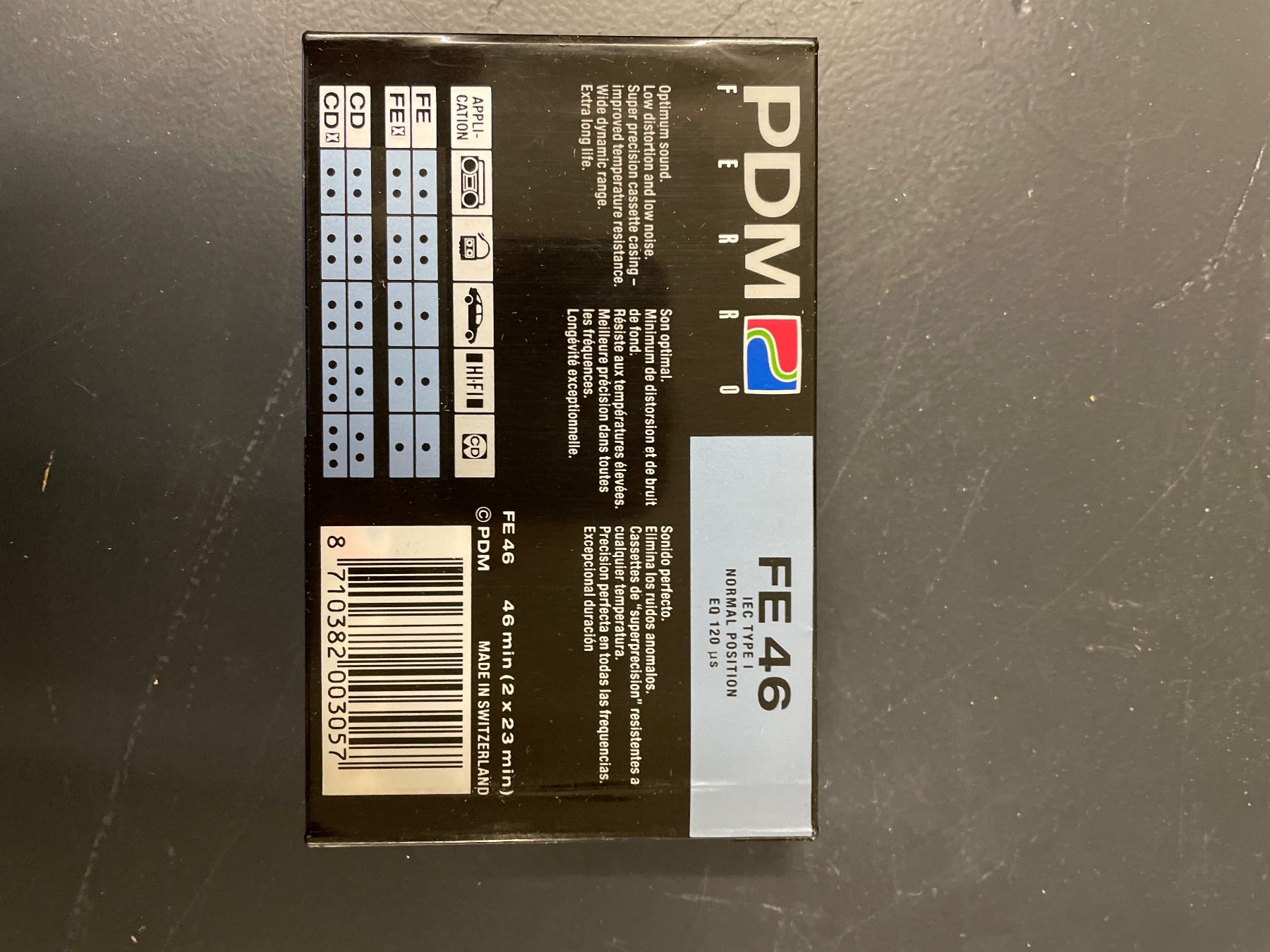 Musicassette: PDM FE 46 ICE Typ 1 Ferro / 5 Stk. – Nuovo e nell'imballaggio originale da Dagmersellen venduto da INEICHEN-MULTIMEDIA 1