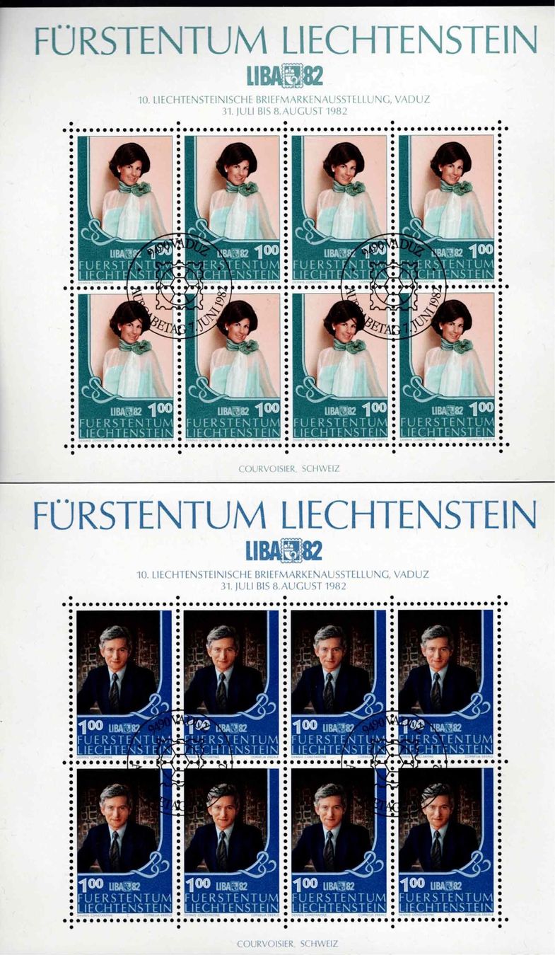Tiro con l'arco: Liechtenstein  2 Bogen ab 2.- Franken – Usato da Koblenz venduto da Markenhimmel