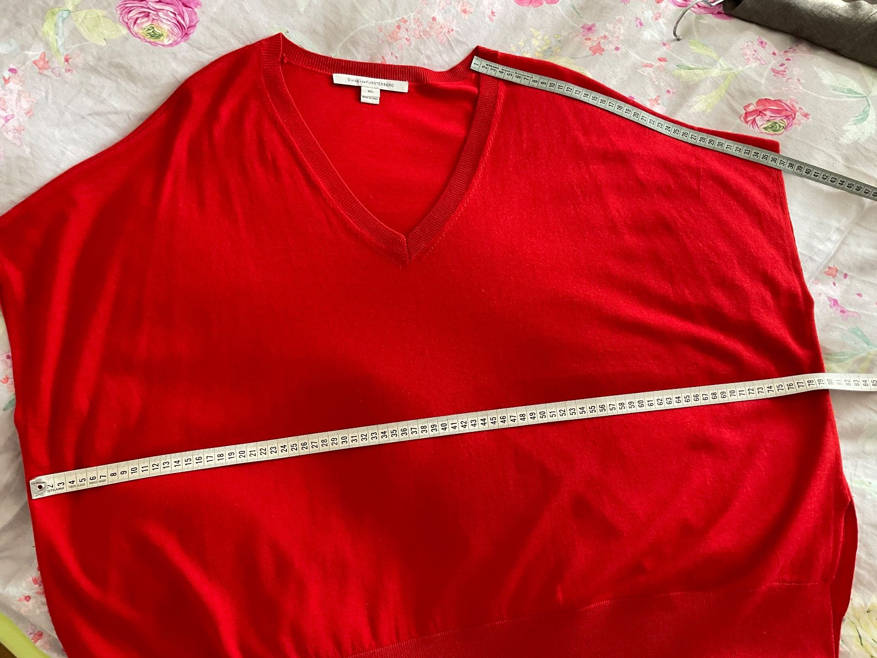 Maglioni & Felpe: Diane von Furstenberg Seide Kaschmir Pullover Gr M/L rot – Usato da Urdorf venduto da alda02 5