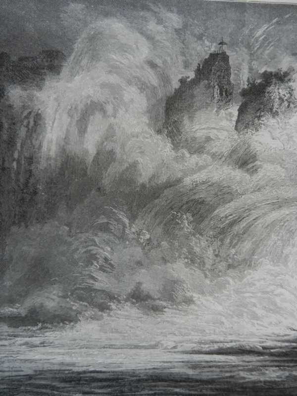 Stiche: Rheinfall Xylographie – Gebraucht aus Risch von Rischli15 3