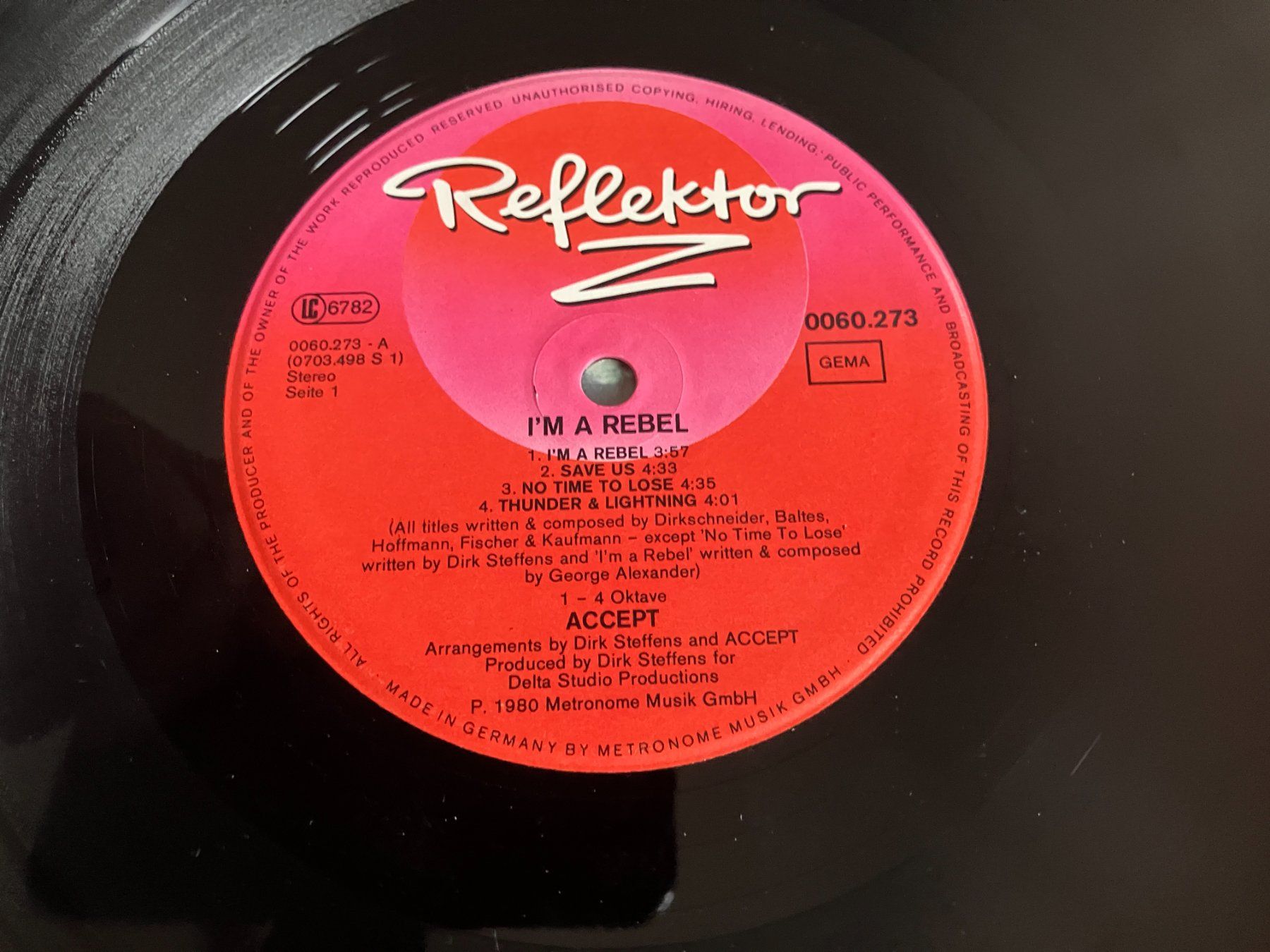 Dischi in vinile: Accept – Usato da Aarwangen venduto da Jukebox3 5