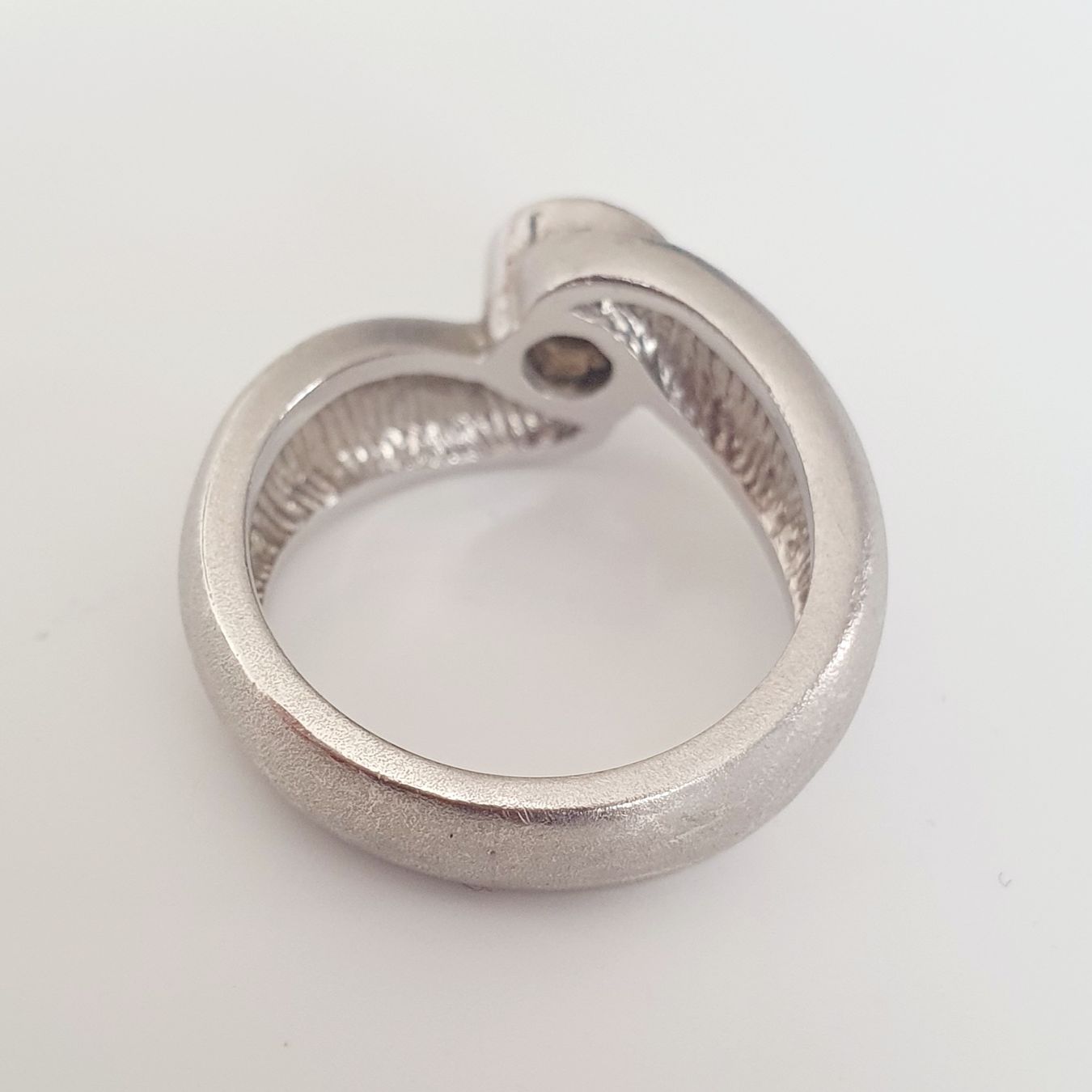Anelli: Solitär-Spannring ,Ring Silber 925 mit Stein Gr.17,6 mm – Usato da Kreuzlingen venduto da Wunderkiste123 7