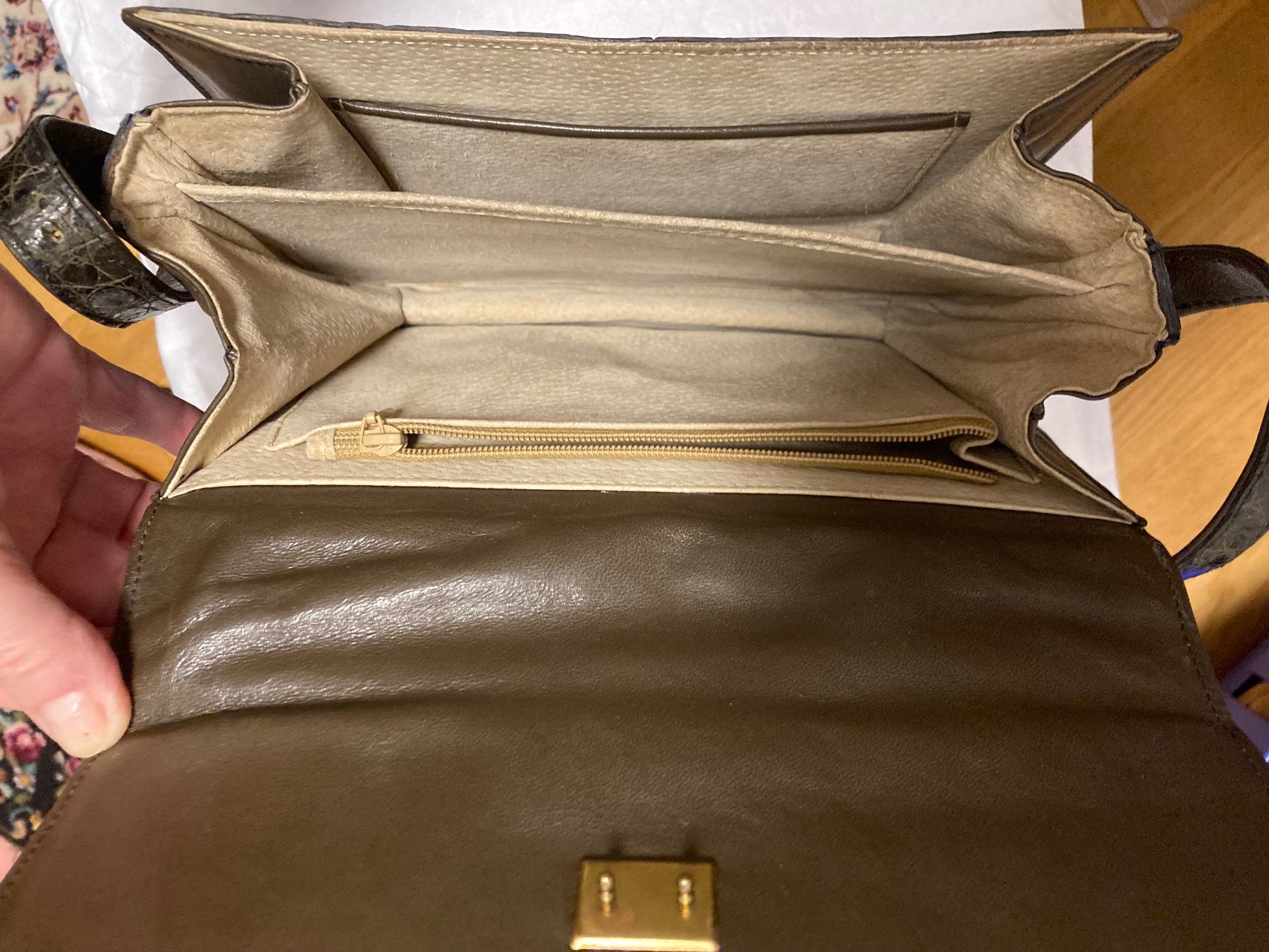 Taschen für Damen: Vintage Kroko-Tasche, seltenes Modell – Gebraucht aus rheineck von norwegianwood52 9