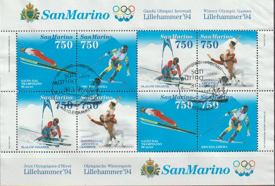 Alle Briefmarken: San Marino 2004 Timbre "Meeting Rimini" – Gebraucht aus Crans-Montana von kira56 1