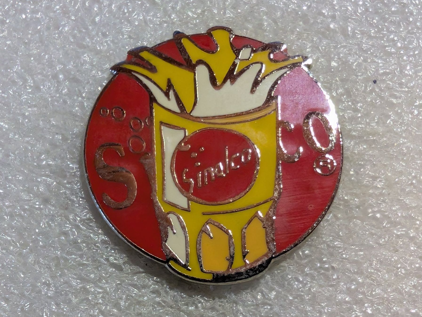 Placchette & Badge: Ansteckpin 132: Sinalco – Usato da Oppligen venduto da Pin-Fall-Shop