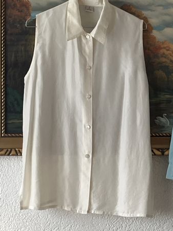 Seidenbluse,Gereinigt Neuewertig Top GrS(K6!
