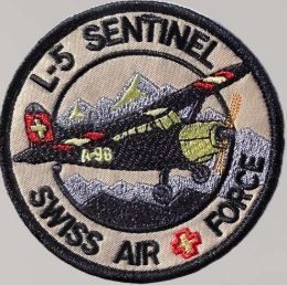 Schweizer Armee Plaketten & Abzeichen: Luftwaffe Swiss Air Force Sentinel L-5 Mit Klett – Neu (gemäss Beschreibung) aus Nyon von freetoys08