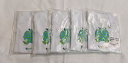 Set 5 Mitwachs Kurzarmbodies Gr. 68 / 74 Frosch von Jako-O