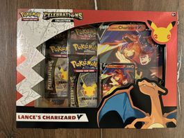 POKEMON Celebrations Lance's Charizard V Collection EN OVP
