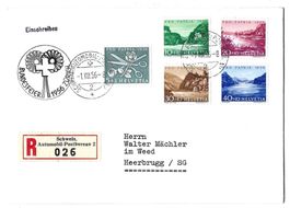 Pro Patria Satzbrief mit Sonderstempel Bundesfeier 1956