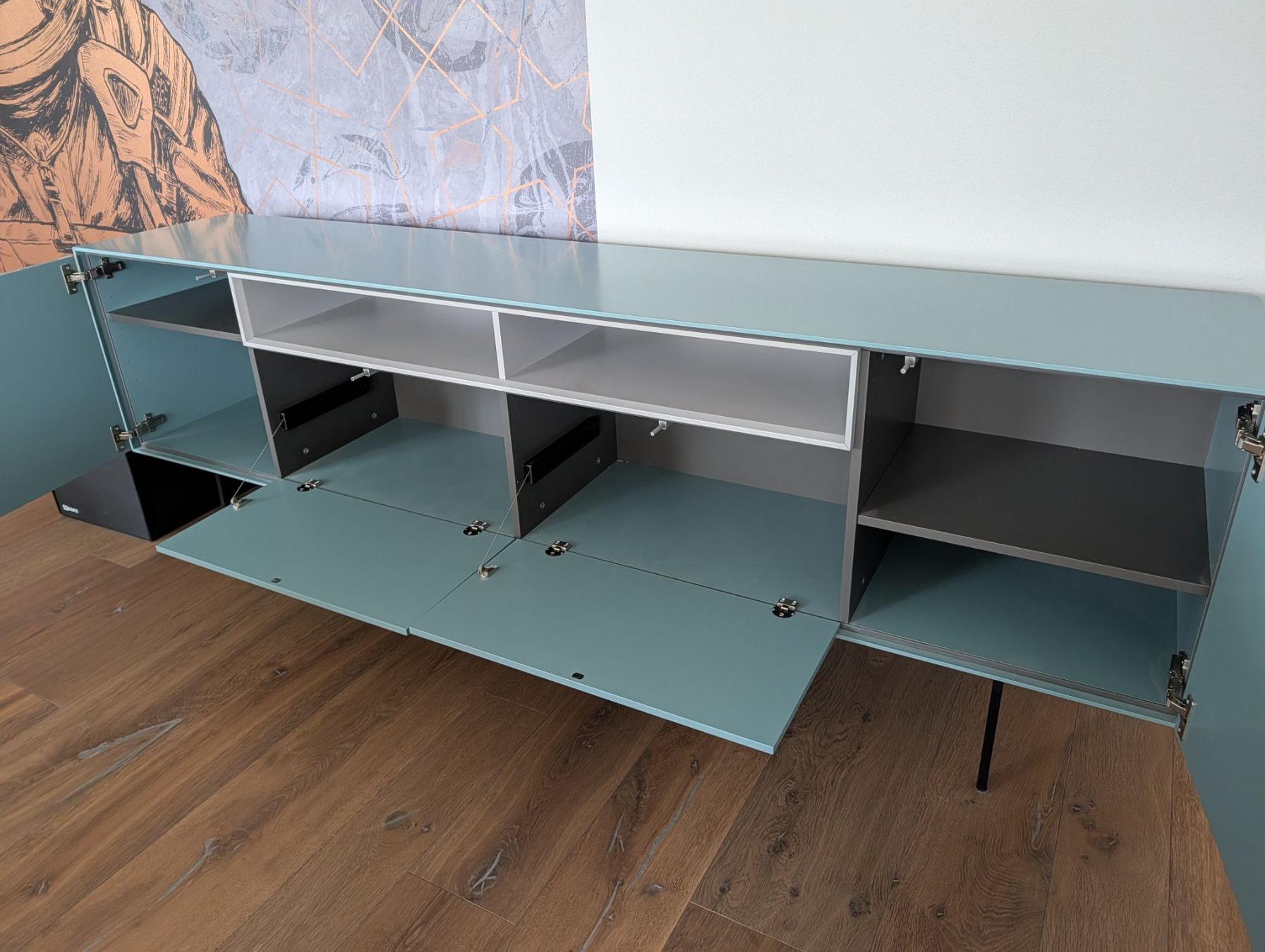 Pfister Cassettiere: Sideboard blau Möbel Pfister – Usato da Davos Dorf venduto da bmc800
