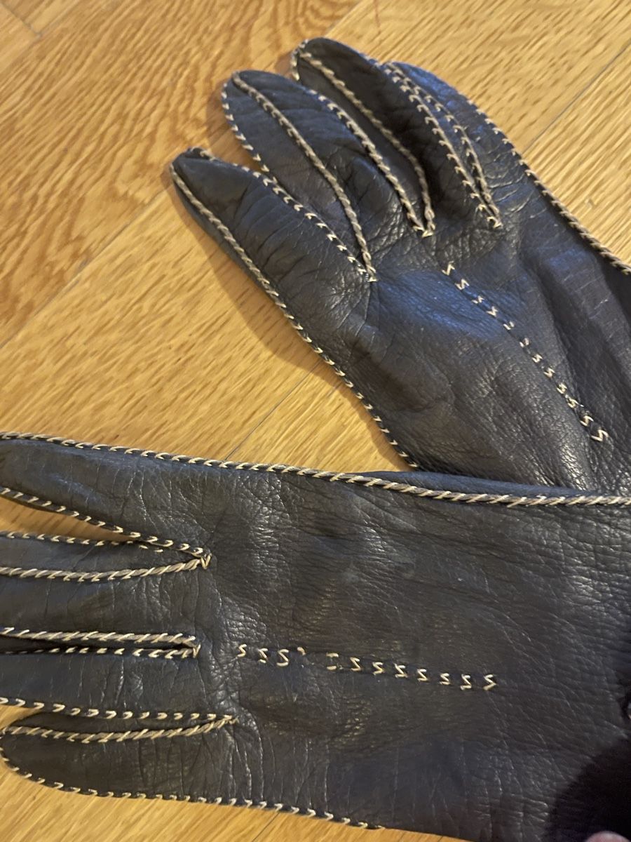 Guanti & manicotti: Handschuhe Lederhandschuhe Damen Winterhandschuhe Grösse S – Usato da Rüschlikon venduto da leo_mwz2 6