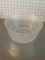 Iittala grosse Glasschale "Kastehelmi" Oiva Toikka Finnland