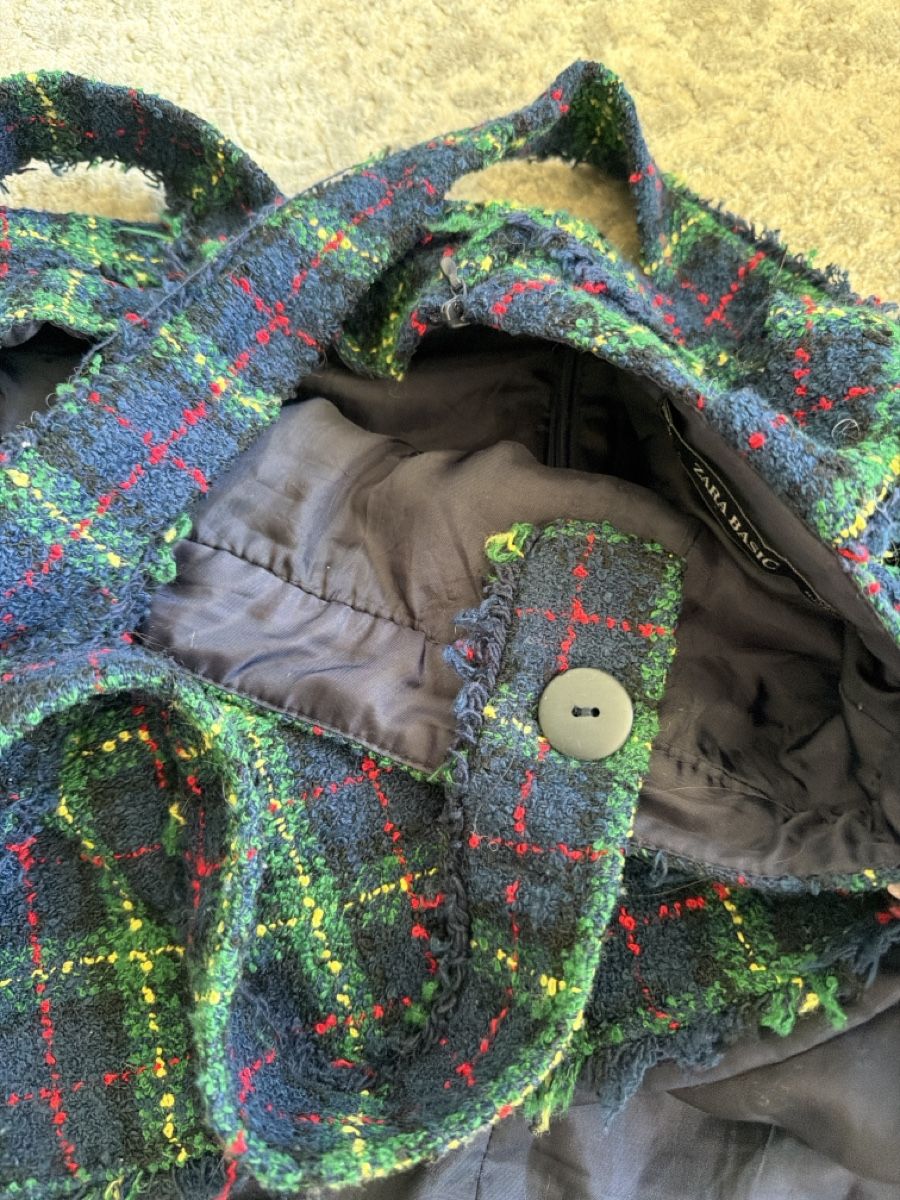 Zara Gonne: Zara Basic Trägerrock, Gr. XS, Karo-Muster, Top Zustand! – Nuovo (secondo la descrizione) da Zurich venduto da kat_dcy5 5