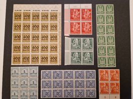 Deutsches Reich Briefmarken Block Blöcke postfrisch