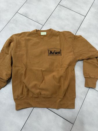 Aries Sweatshirt braun mit Print Grösse M guter Zustand