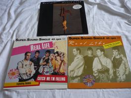 3x 12" Schallplatten - Real Life - Top Sammlung 80 Raritäten
