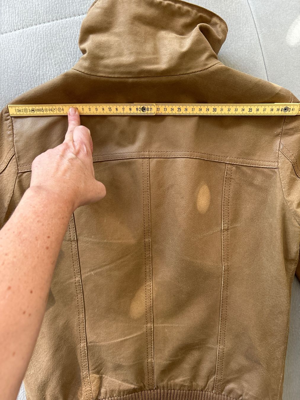 Only Giacche: Lederjacke von Only, Grösse M, braun – Usato da Erlinsbach SO venduto da hallon_ils_9 9