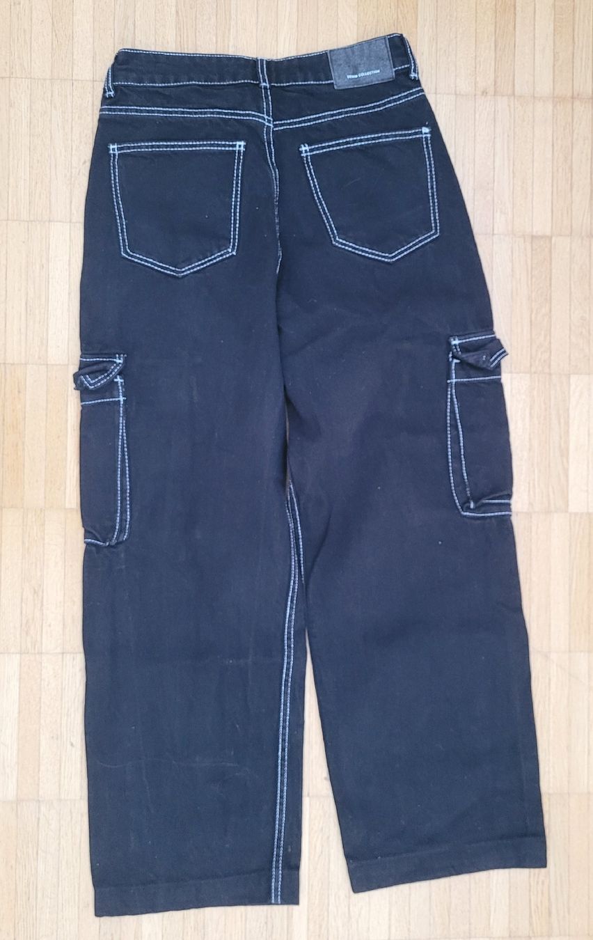 Pantaloni: 19. Pantalon cargo ample noir - Taille 34 – Usato da Villars-sur-Glâne venduto da m66_dch5 2